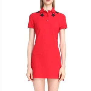 Givenchy Star Embellished Polo Dress